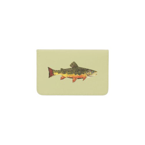 The Beautiful Brook Trout Card Holder