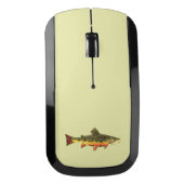 The Beautiful Brook Trout Fisherman's Wireless Mouse (Front)