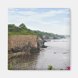 The beautiful coast of Newport Rhode Island Magnet