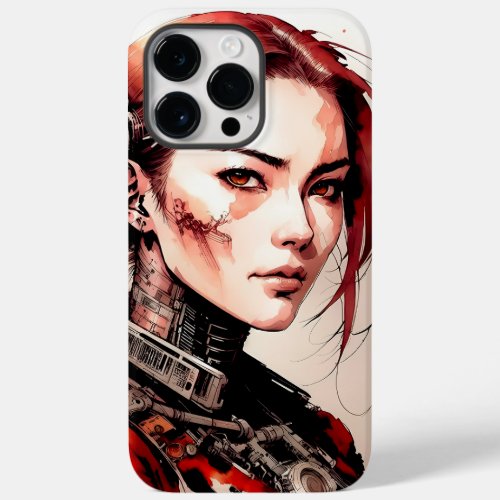 The Beautiful Cyborg Girl Case_Mate iPhone 14 Pro Max Case