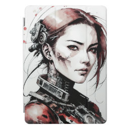 The Beautiful Cyborg Girl iPad Pro Cover