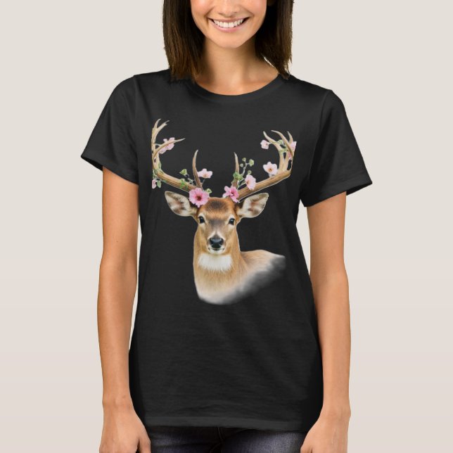 the beautiful deer T-Shirt (Front)