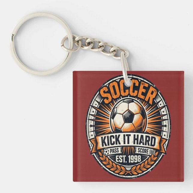 The Beautiful Game Keychain (Front)