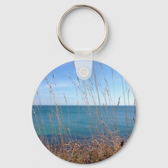 The beautiful Grass and Sea Keychain (Front)