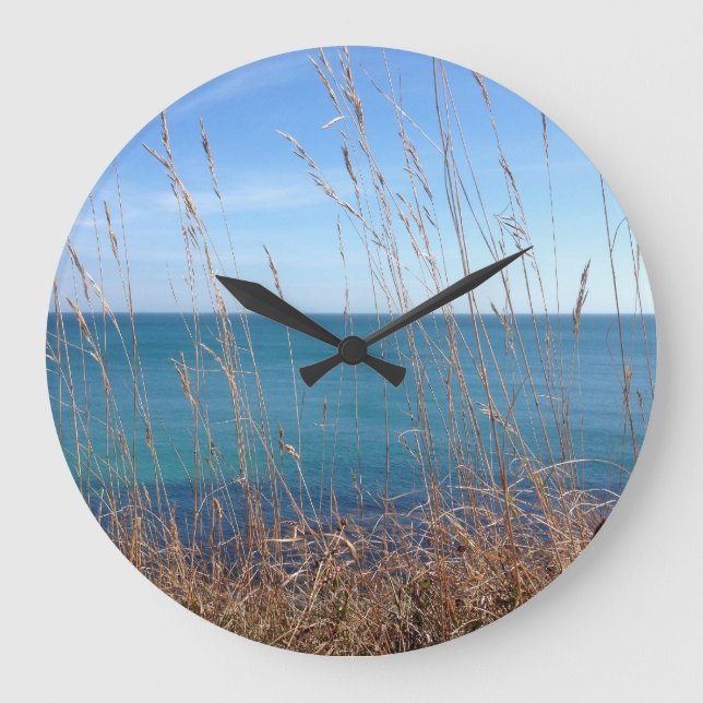 The beautiful Grass and Sea Large Clock (Front)