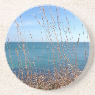 The beautiful Grass and Sea Sandstone Coaster
