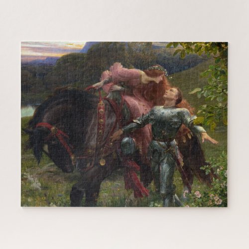 The Beautiful Lady Without Mercy by Frank Dicksee Jigsaw Puzzle