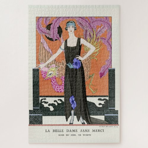 The Beautiful Lady without Mercy by George Barbier Jigsaw Puzzle