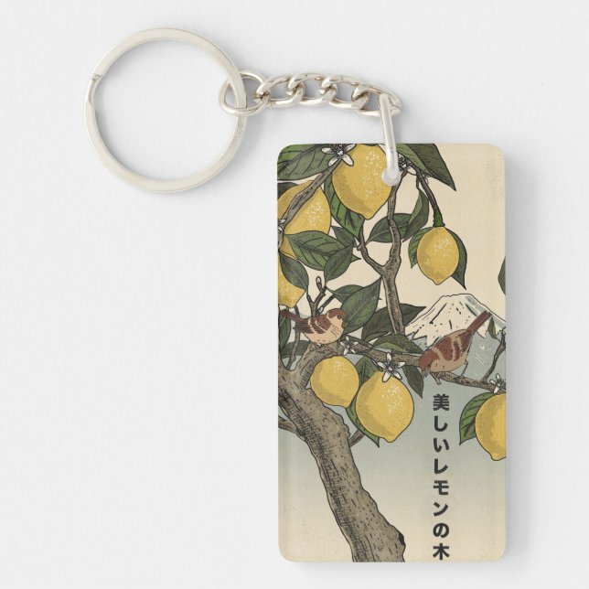 The Beautiful Lemon Tree Keychain (Front)