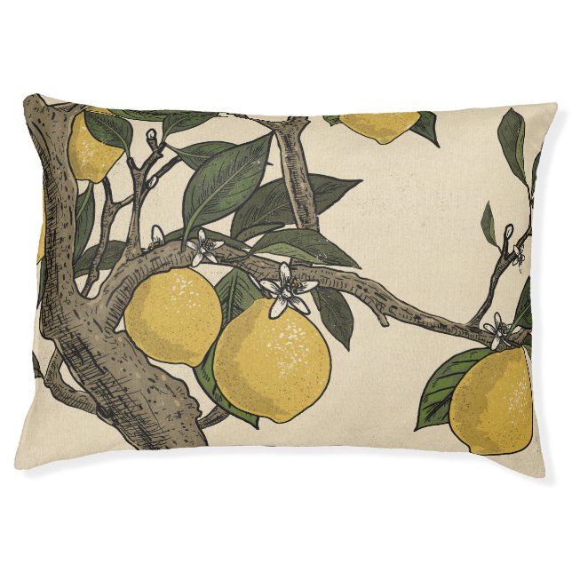 The Beautiful Lemon Tree Pet Bed (Front)