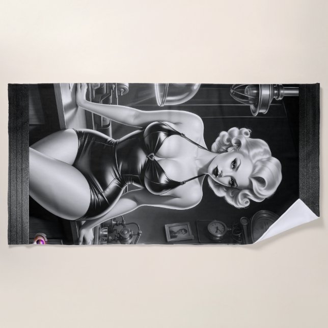 The Beautiful Look Of Science by Xzendor7 Beach Towel (Front)