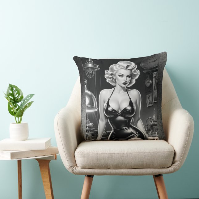 The Beautiful Look Of Science by Xzendor7 Throw Pillow (Chair)
