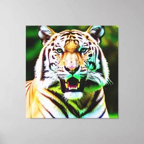 The Beautiful Majestic Tiger Canvas Print