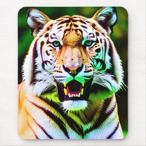 The Beautiful Majestic Tiger Mouse Pad