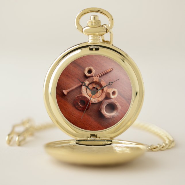 The Beautiful Mess of Rust and Memory Pocket Watch (Inside)