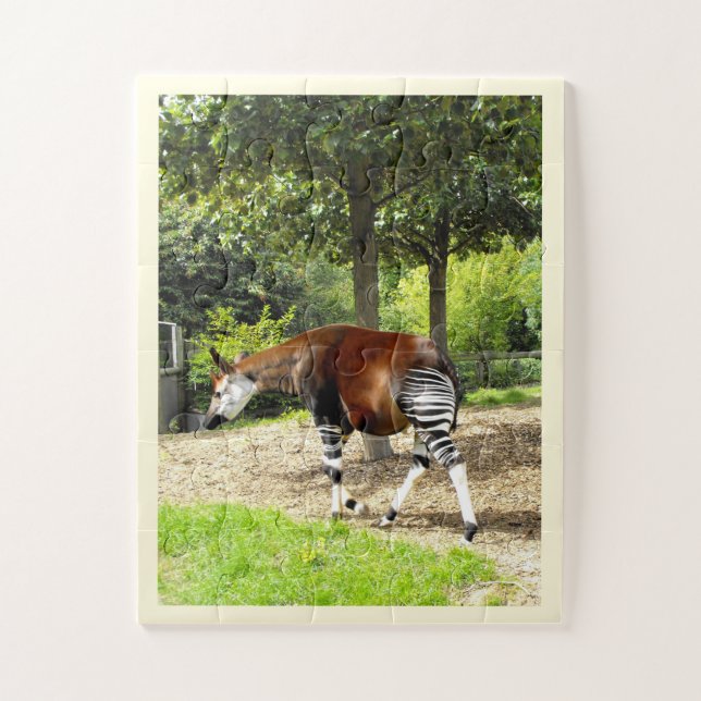 The beautiful Okapi Jigsaw Puzzle (Vertical)