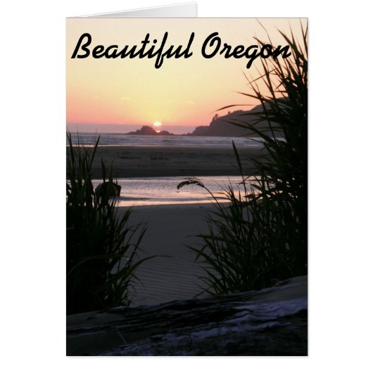 The Beautiful Oregon Coast Cards (Front)