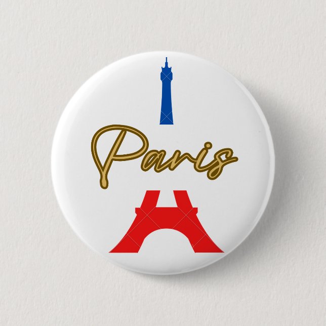 The Beautiful Paris Button (Front)
