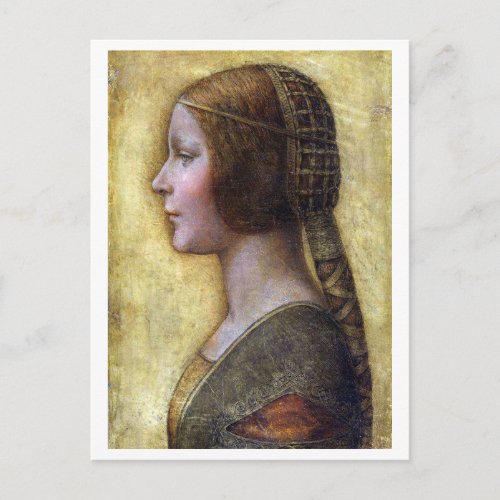 The Beautiful Princess Leonardo da Vinci Postcard