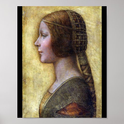 The Beautiful Princess Leonardo da Vinci Poster