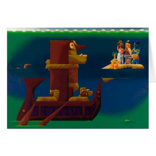 the beautiful song  -blank card (Front Horizontal)