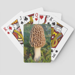 The beautifully delicious morel mushroom poker cards