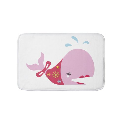 The Beauty Beneath_Pinkie The Whale_adorable Bath Mat
