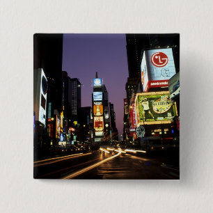 The beauty color and energy of famous Times Pinback Button