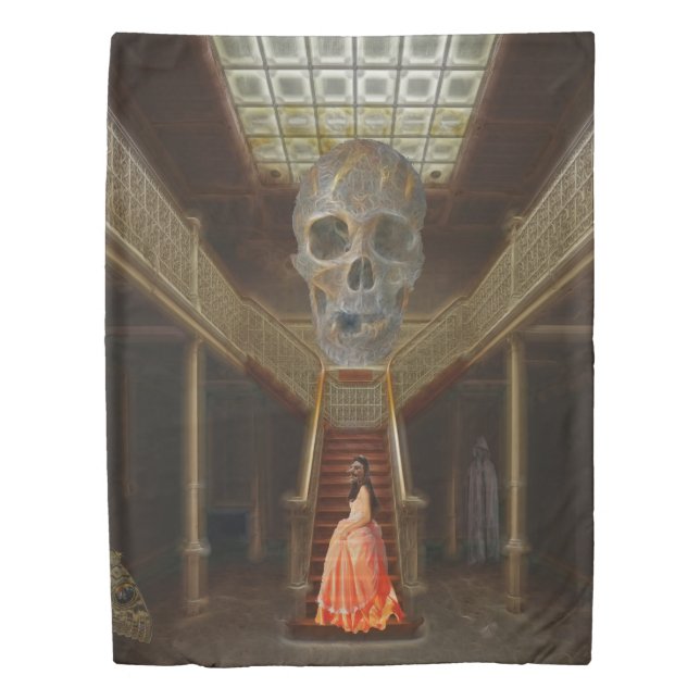 The Beauty is the Beast Duvet Cover (Front)