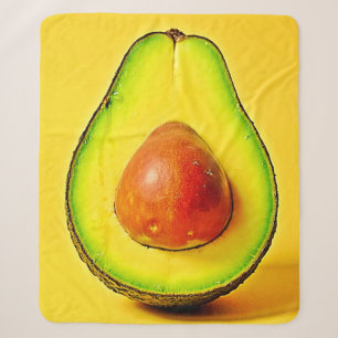 The Beauty of a Healthy Avocado Design Sherpa Blanket