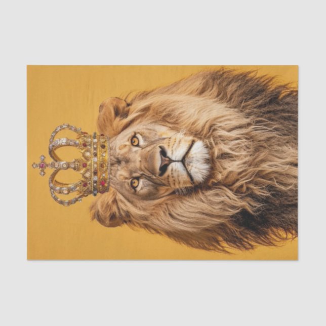 The Beauty of a Lion Tissue Paper (Front)