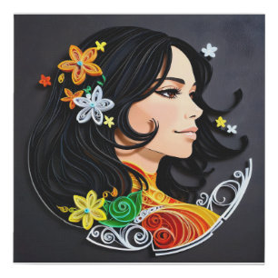 The Beauty of a Madam. Faux Canvas Print