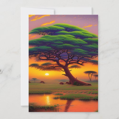 The Beauty of African Landscape  Invitation