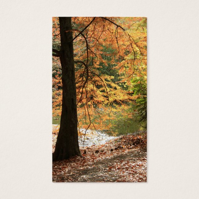 The Beauty of Autumn bookmark (Front)