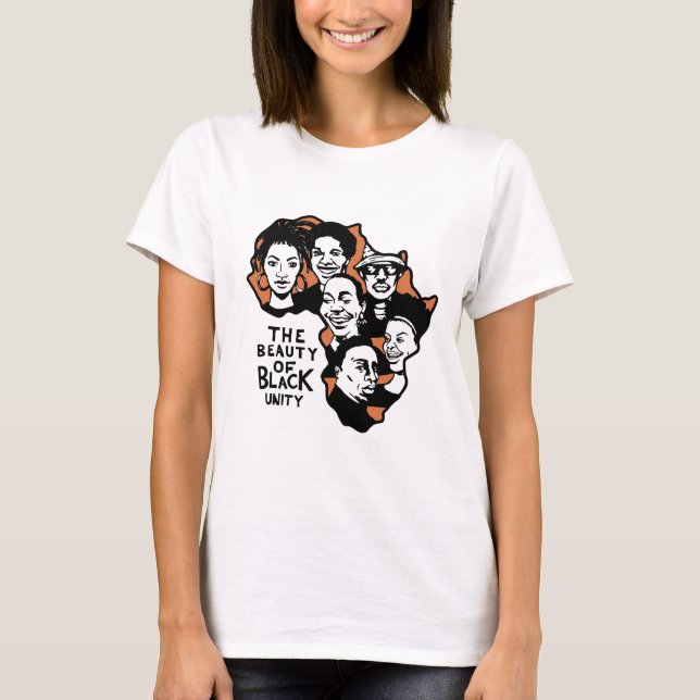 The Beauty of Black Unity Black History Month BLM T-Shirt (Front)
