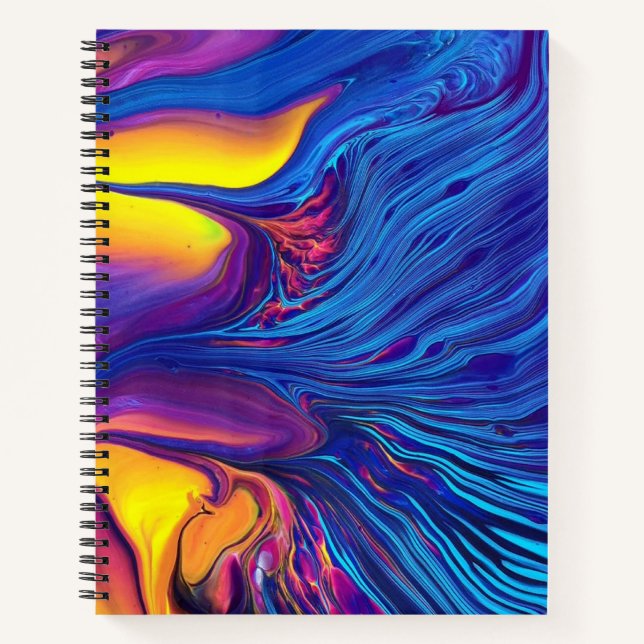 The Beauty of Chaos Spiral Notebook (Front)