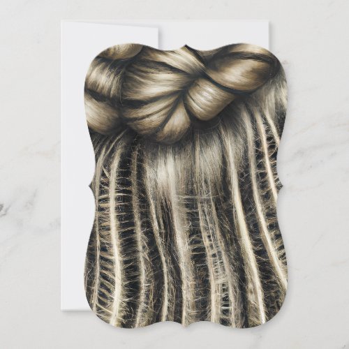 The beauty of different hairstyles in women is a r note card