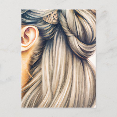 The beauty of different hairstyles in women is a r postcard