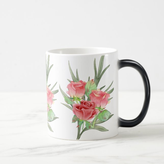 The beauty of flowers color morph mug  (Right)