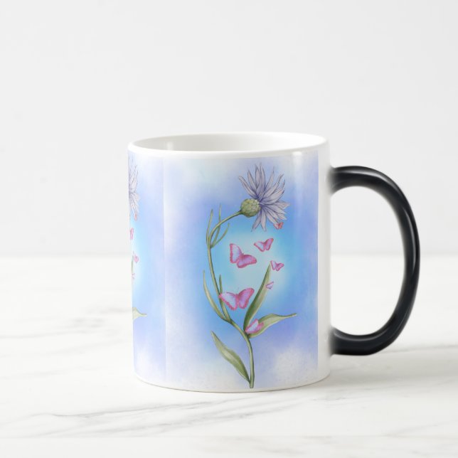 The beauty of flowers color morph mug  (Right)