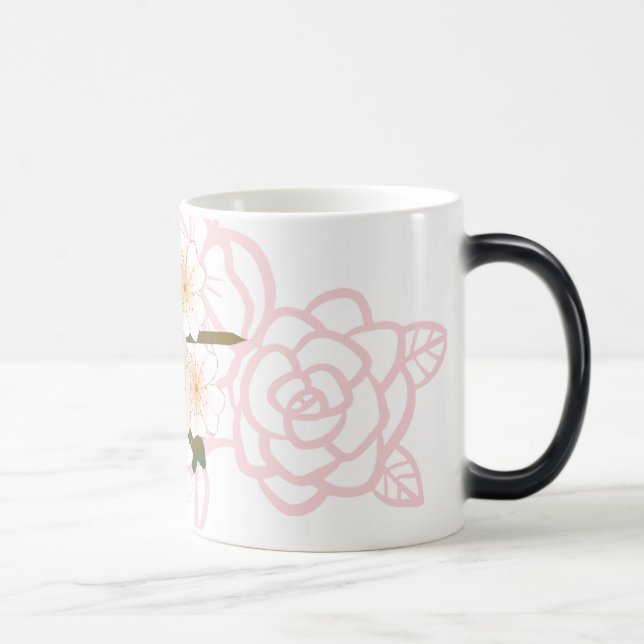The beauty of flowers color morph mug  (Right)