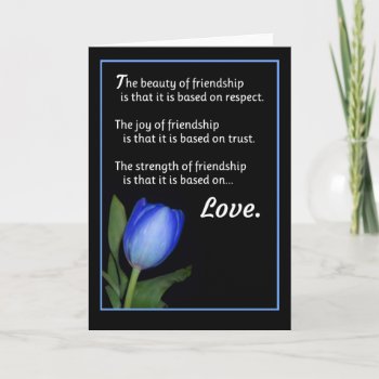 The Beauty Of Friendship... Card by inFinnite at Zazzle