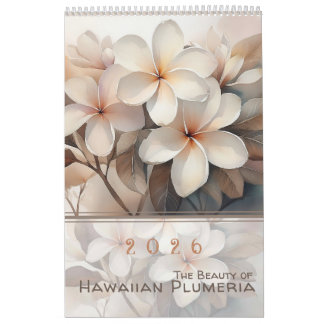 The Beauty of Hawaiian Plumeria Calendar