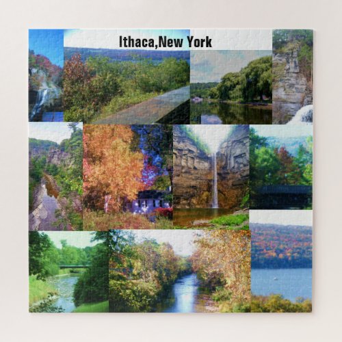 THE BEAUTY OF ITHACA NEW YORK   JIGSAW PUZZLE