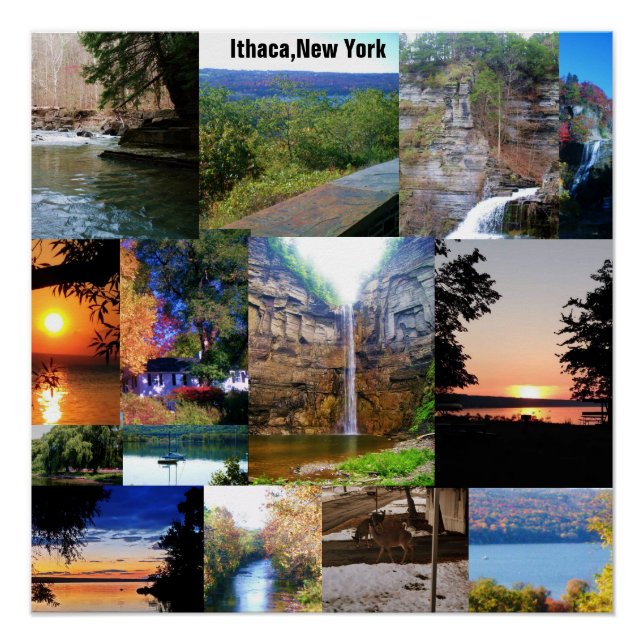 THE BEAUTY OF ITHACA, NEW YORK  POSTER (Front)