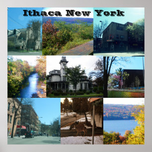 THE BEAUTY OF ITHACA, NEW YORK POSTER