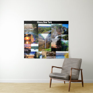THE BEAUTY OF ITHACA, NEW YORK TAPESTRY