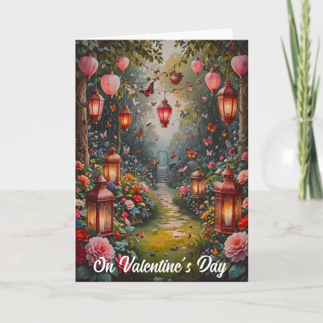 The Beauty of Love Valentine's Day Holiday Card (Front)