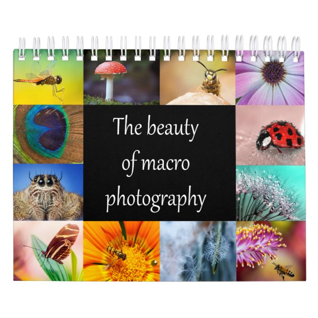 The beauty of macro photography calendar (Cover)