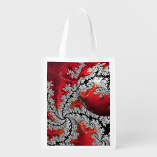 The Beauty of Mandelbrots Reusable Grocery Bag